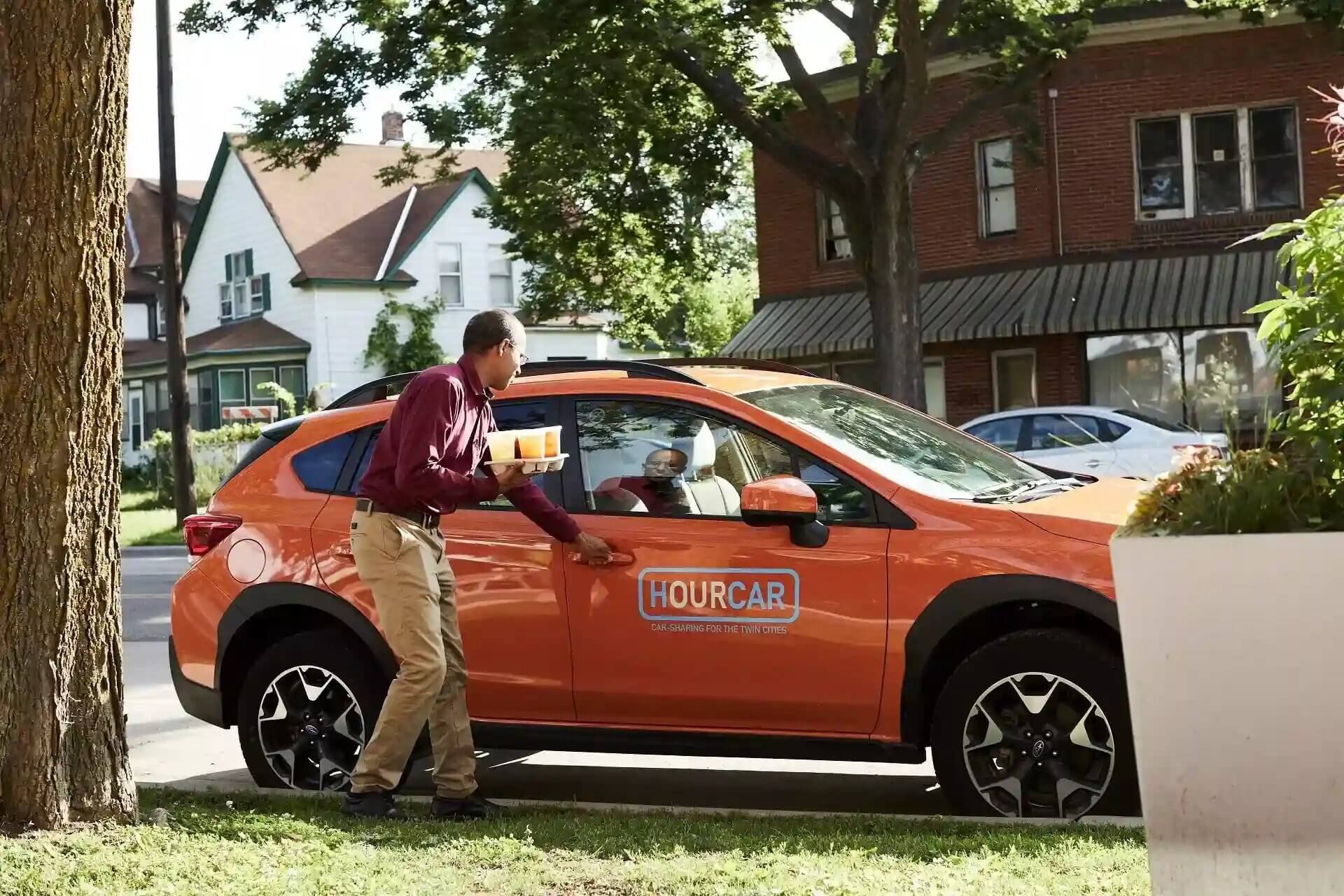 Hourcar carsharing car