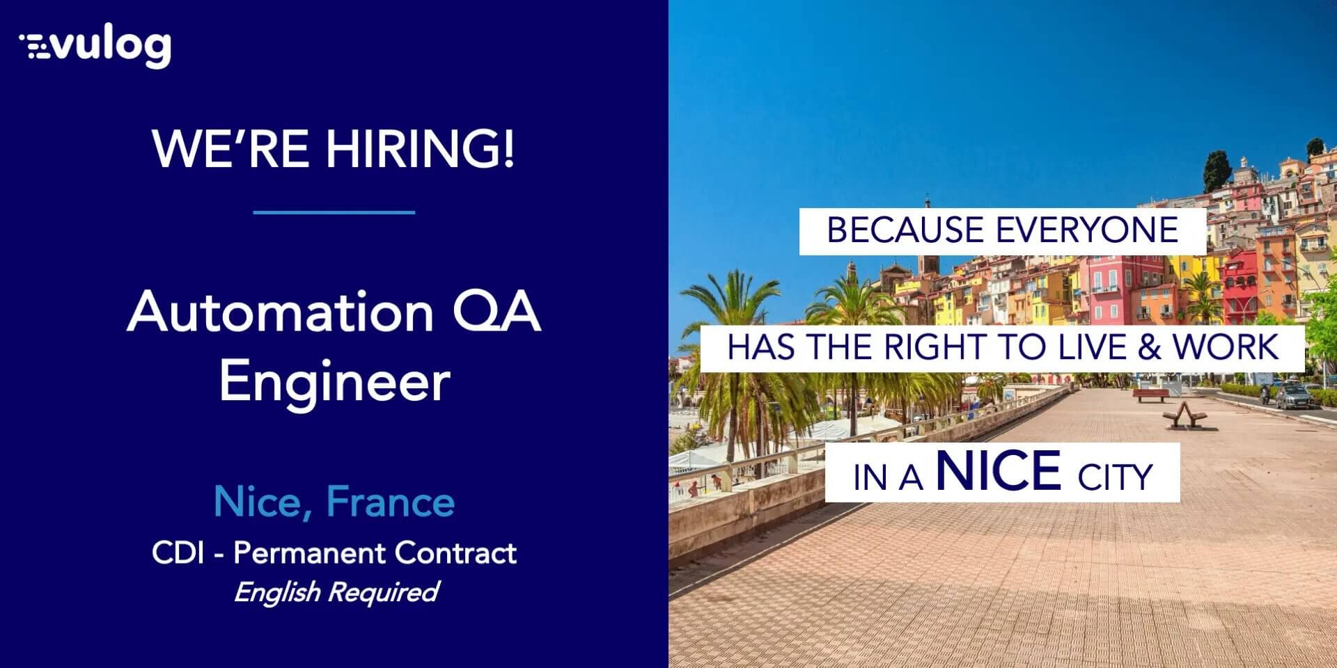 Vulog hiring Automation QA Engineer in Nice