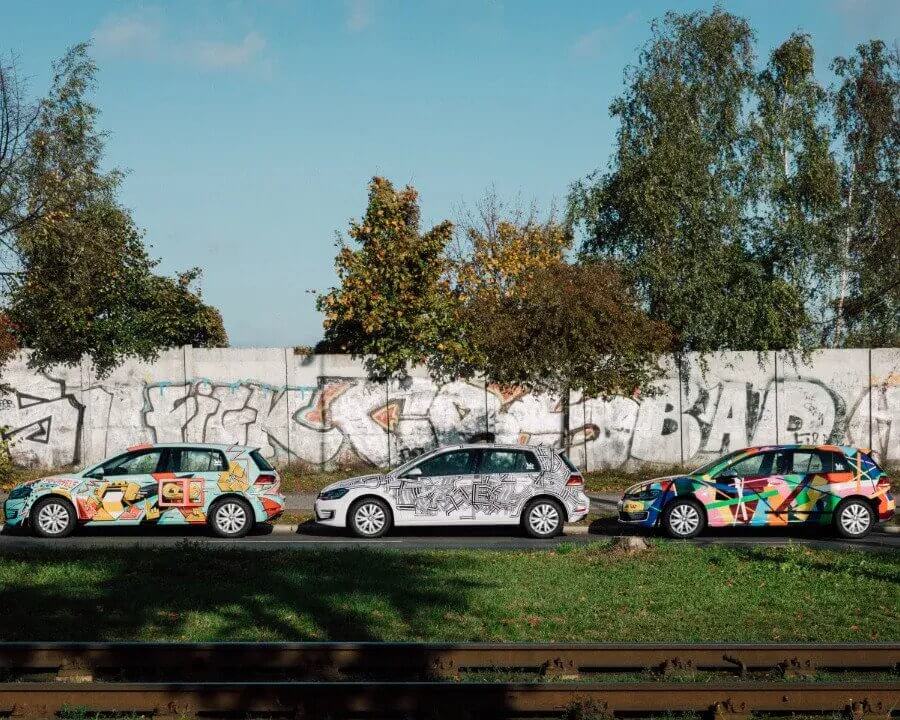 weshare carsharing art car